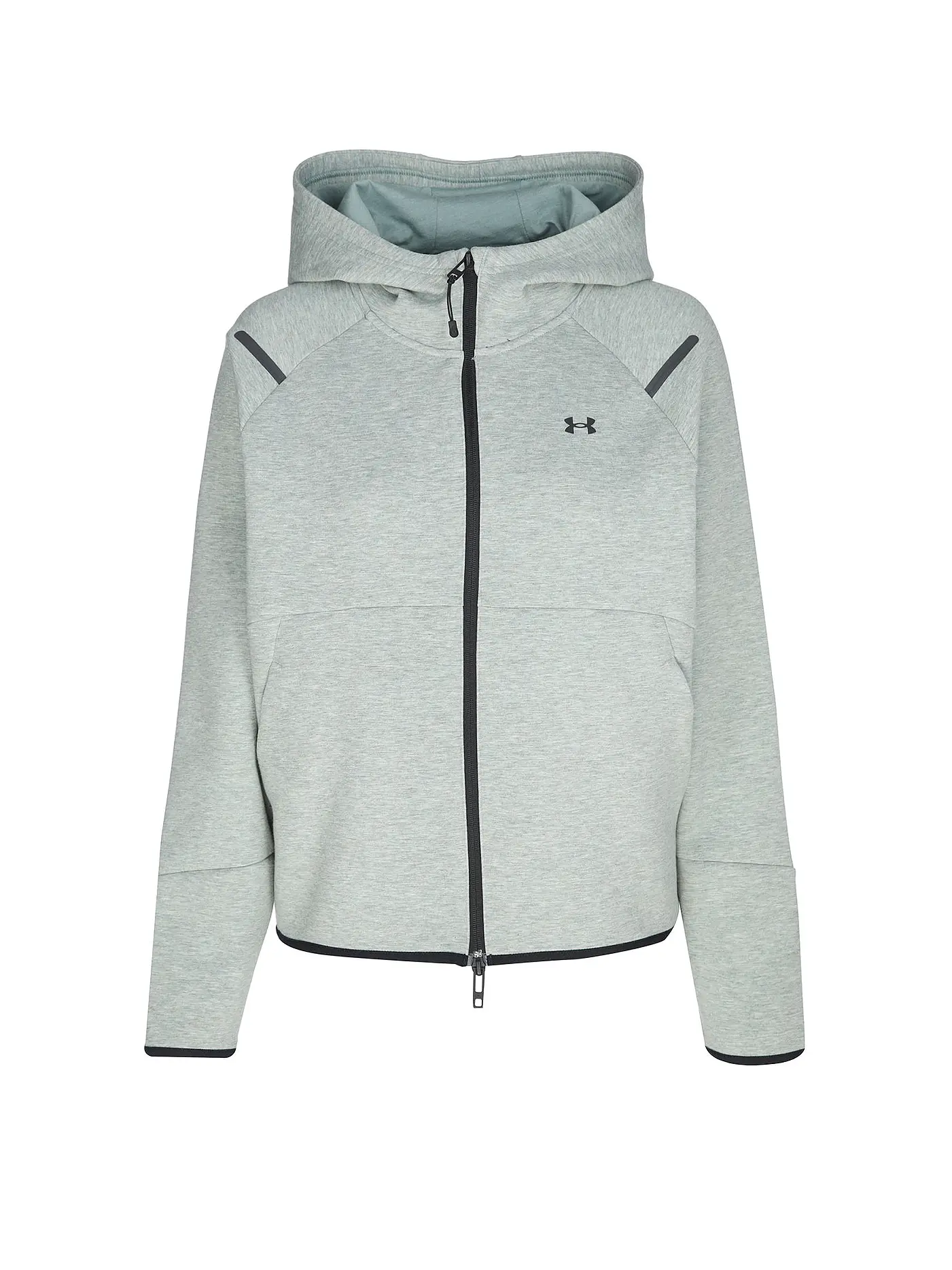 UNDER ARMOUR | Damen Kapuzenjacke UA Unstoppable Fleece mit durchgehendem Zip | mint